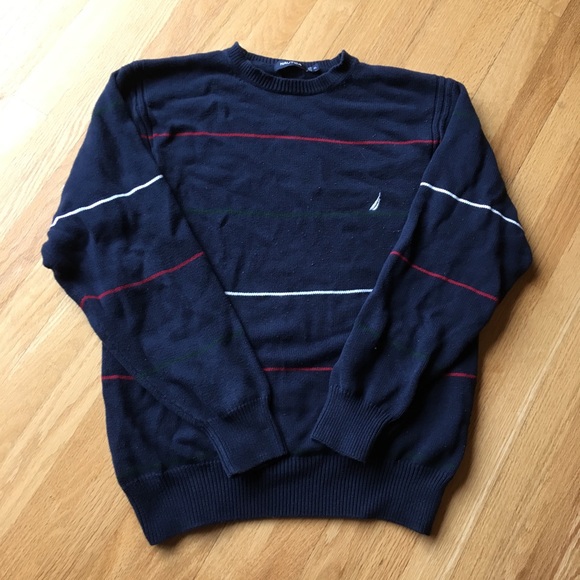 Nautica Other - Navy Striped Nautica Knit Sweater